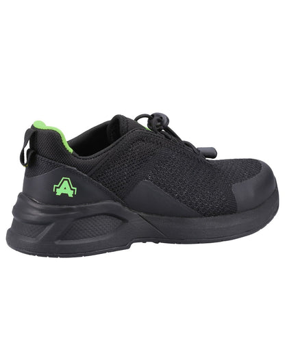 Black Amblers Safety AS610 Ivy Safety Trainers on a white background 