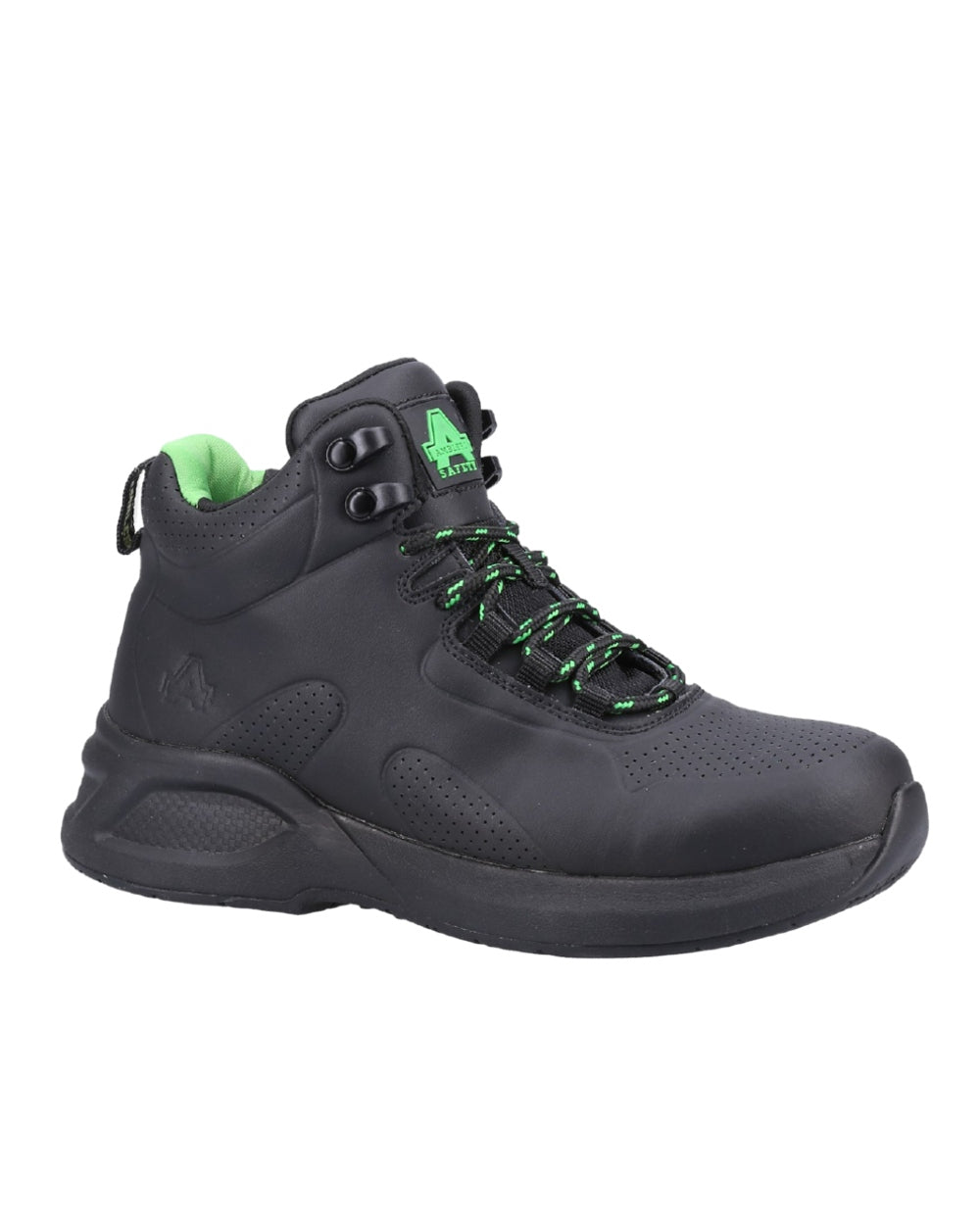 Black coloured Amblers Safety AS611 Willow Safety Boots on a white background 