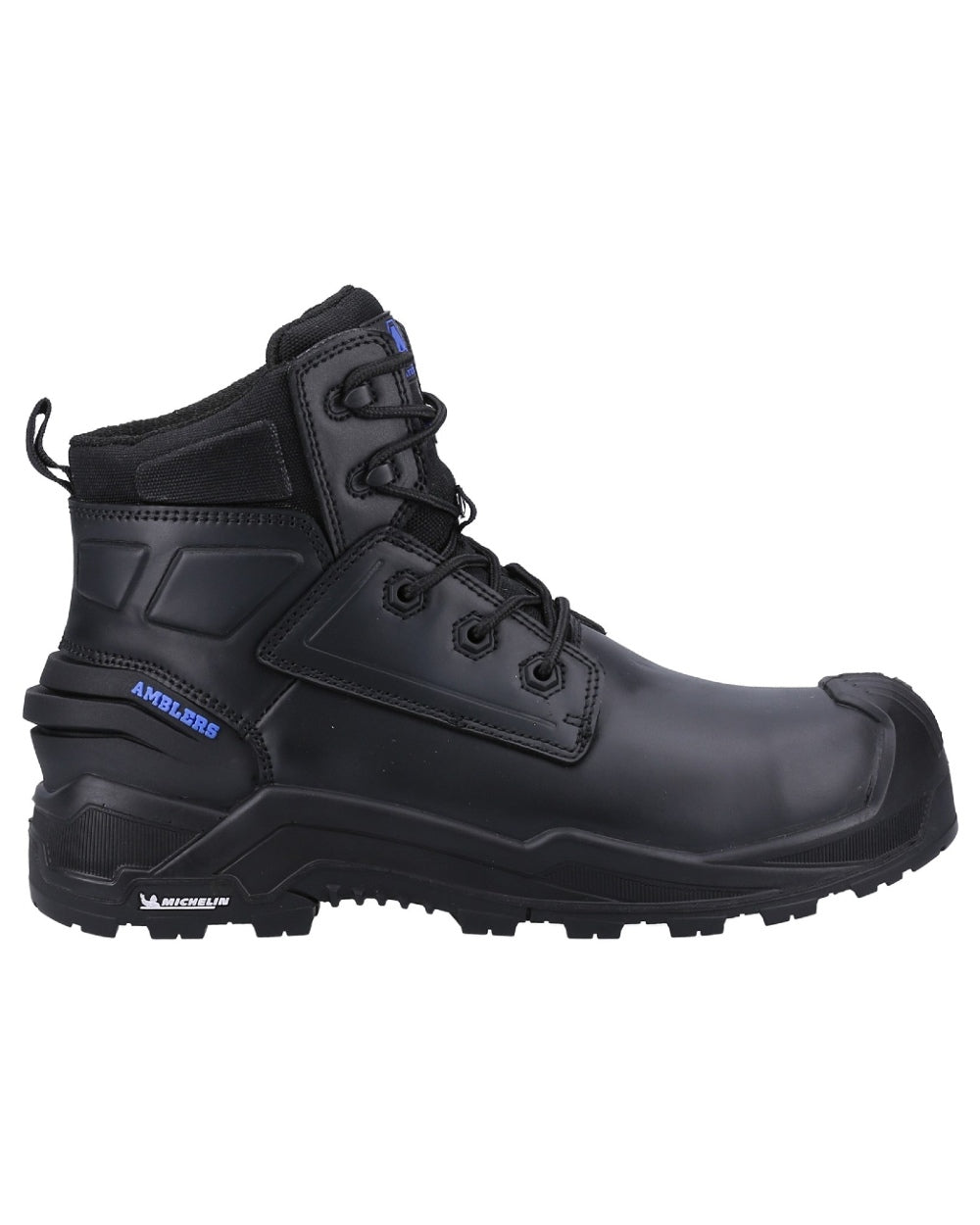 Coloured Black Amblers Safety 980C Crusader Safety Boots on a white background 