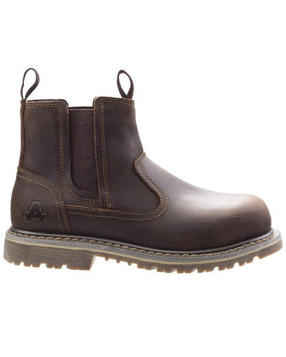 Brown Coloured Amblers Safety AS101 Alice Safety Boots 