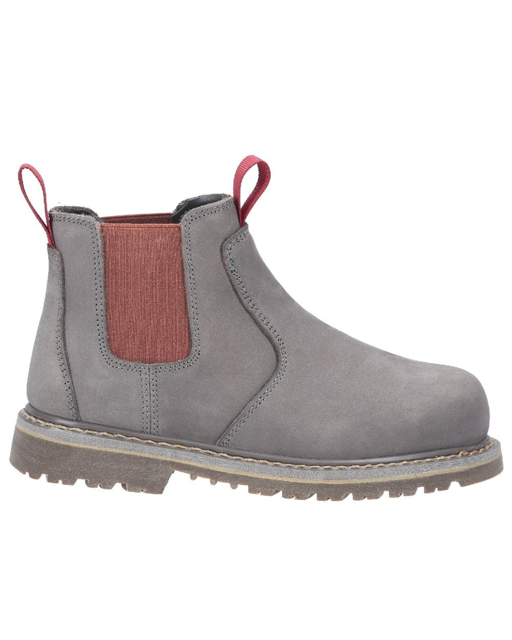 Grey Coloured Amblers Safety AS106 Sarah Safety Boots
on a white background 