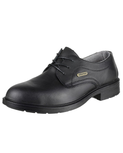 Black Coloured Amblers Safety FS662 Safety Shoes on a white background 