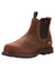 Dark Brown coloured Ariat Mens Groundbreaker Safety Steel Toe Work Boots on White background #colour_dark-brown