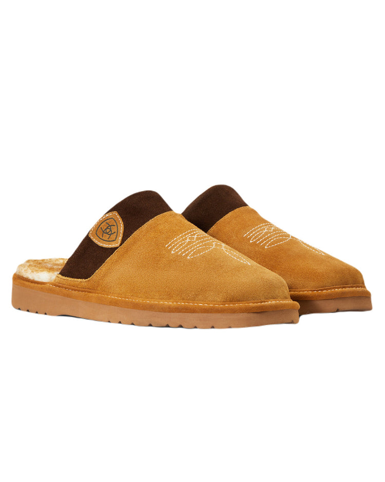 Ariat Men - Silversmith Square Toe Slipper (Chocolate) 10039075