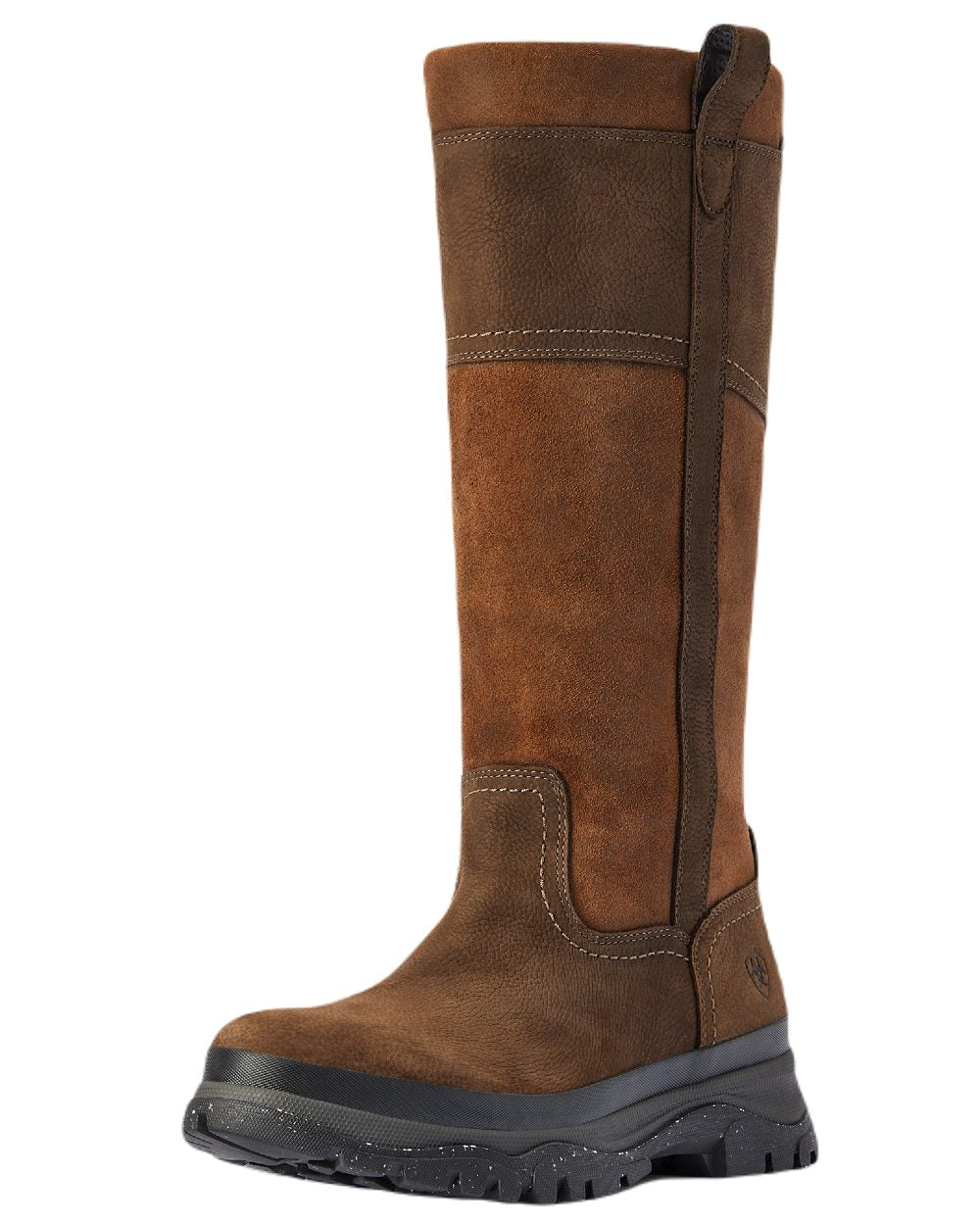 Java Coloured Ariat Moresby Tall H20 Java Country Boot On A White Background