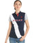 Team coloured Ariat Womens Taryn Short Sleeved Polo Shirt on White background #colour_team