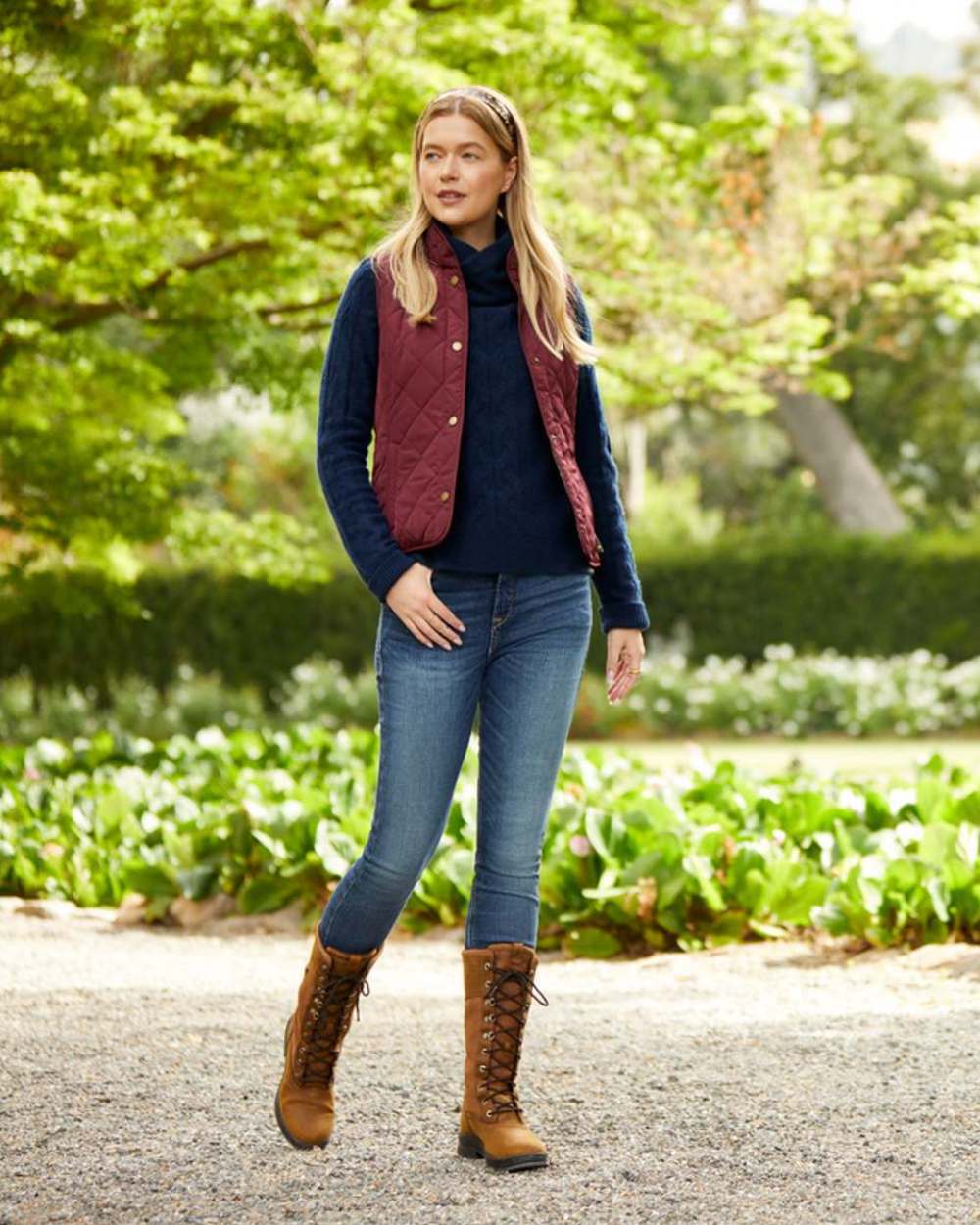 Weathered Brown Coloured Ariat Womens Wythburn II Waterproof Boots On A Street Background