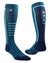 Estate Blue/Black Coloured AriatTEK Slimline Performance Socks On A White Background #colour_estate-blue-black