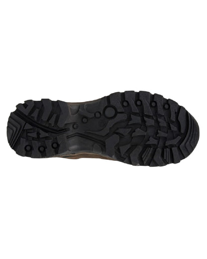 Brown Coloured Aztrek Mens Ridgeway Waterproof Hiking Boots on White Background
