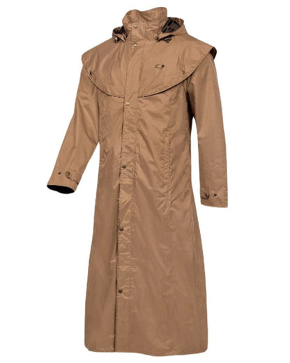 Camel Coloured Baleno Newbury Waterproof Long Coat On A White Background 