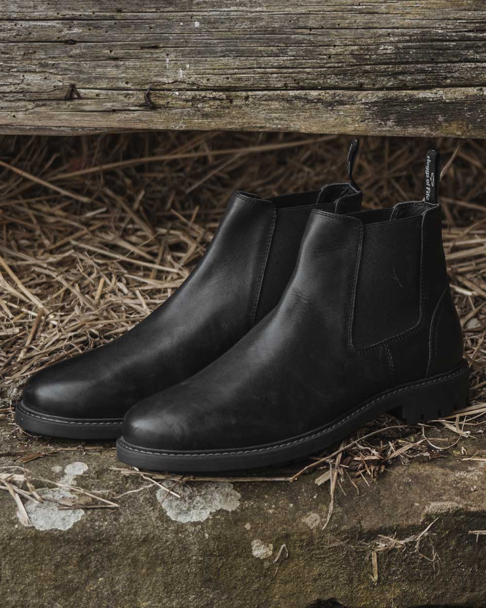 Hoggs of Fife Banff Country Dealer Boots In Black 