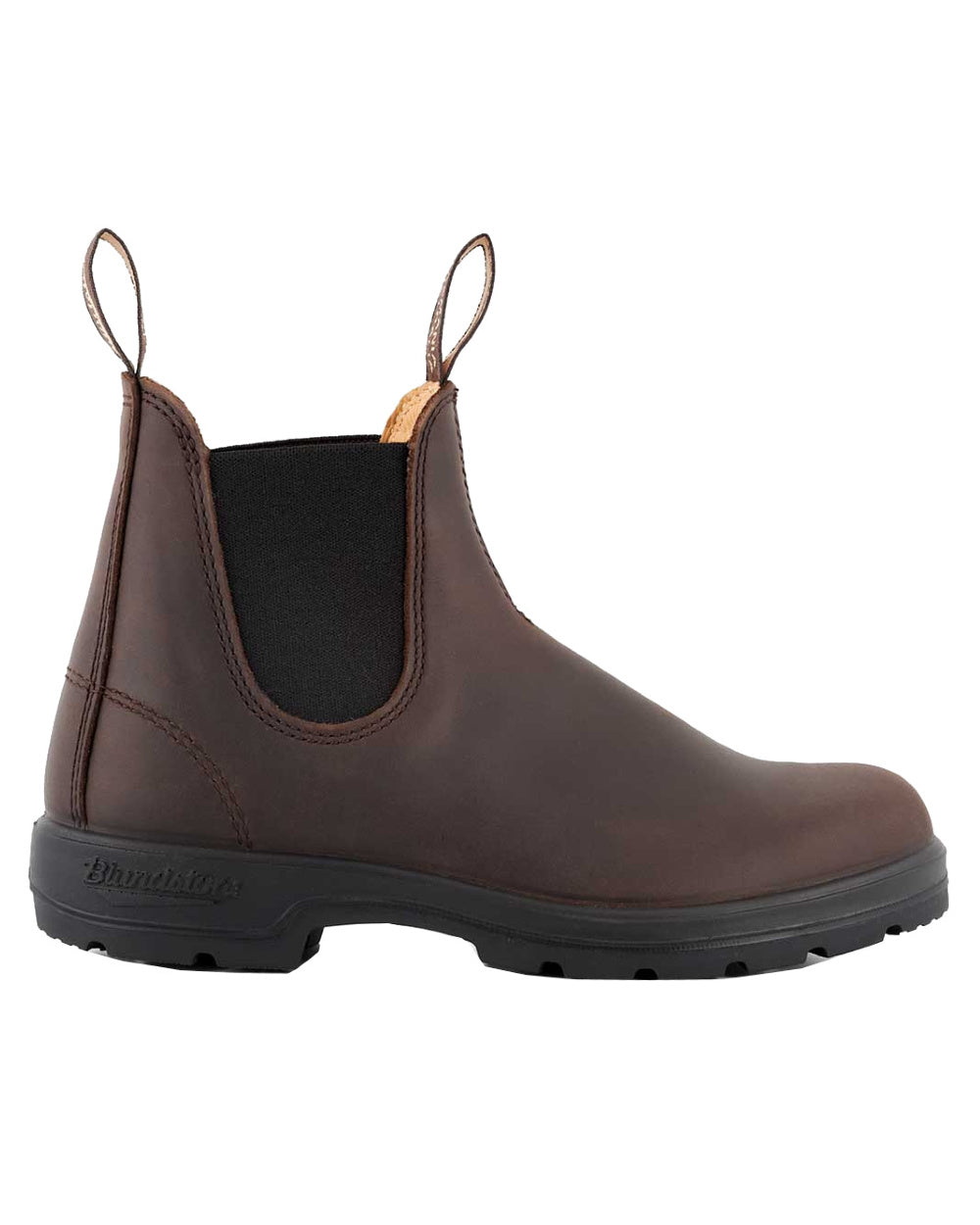 Brown Coloured Blundstone 2340 Brown Leather Chelsea Boots On A White Background 