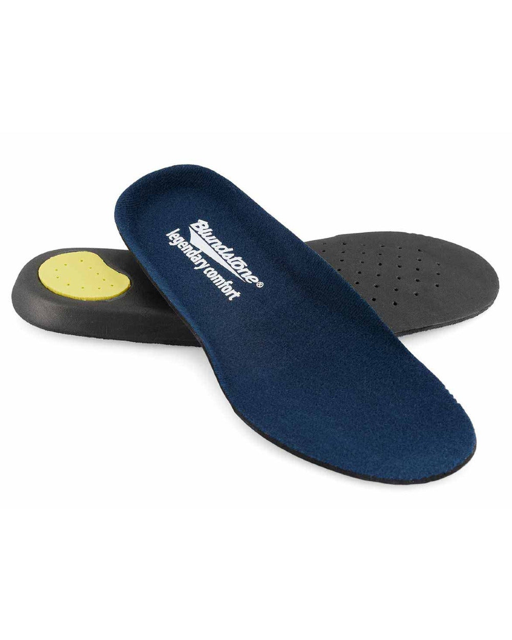 Black Red Coloured Blundstone 2342 Black Leather Chelsea Boots Insoles On A White Background 