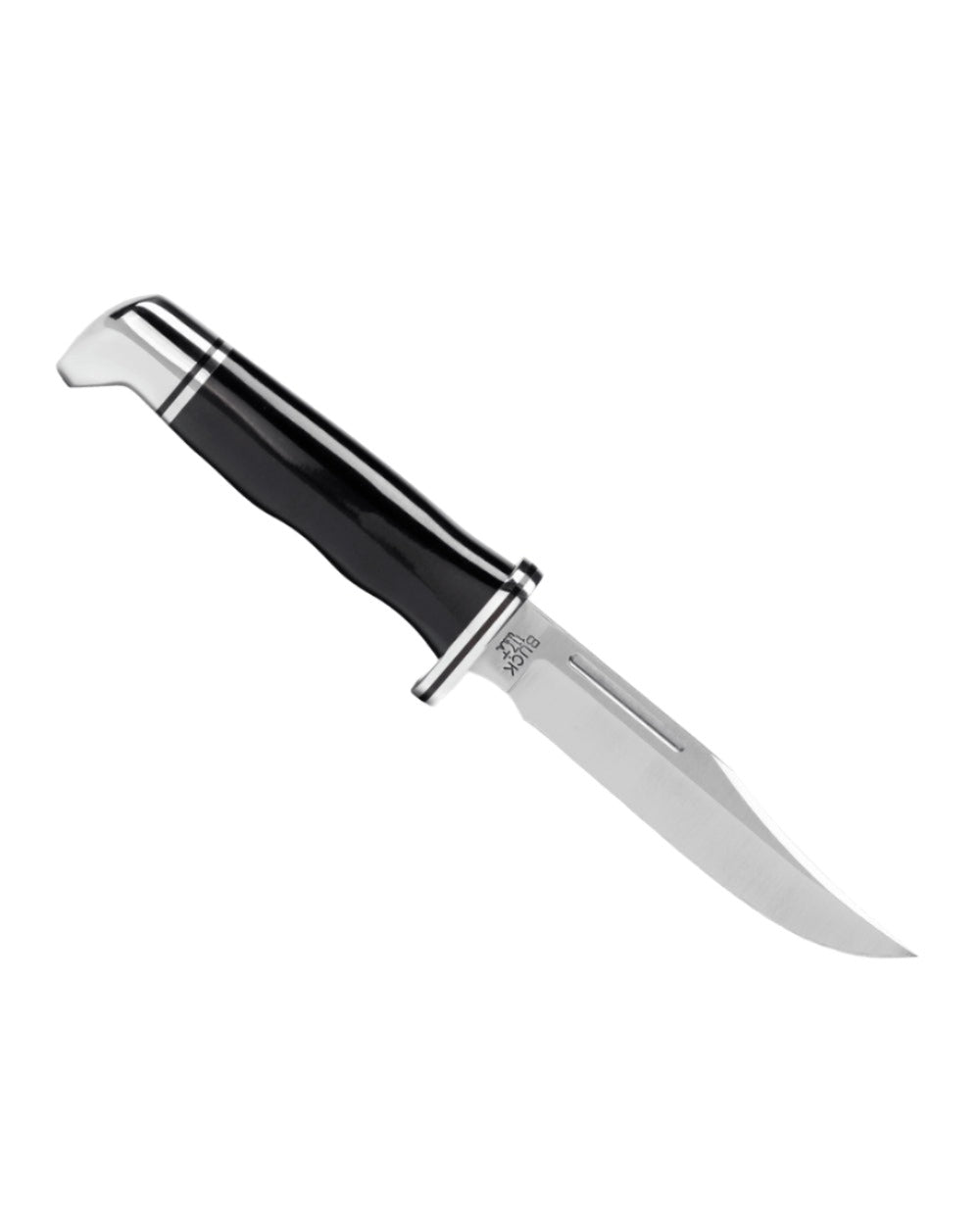 Black Coloured Buck Brahma Knife On A White Background