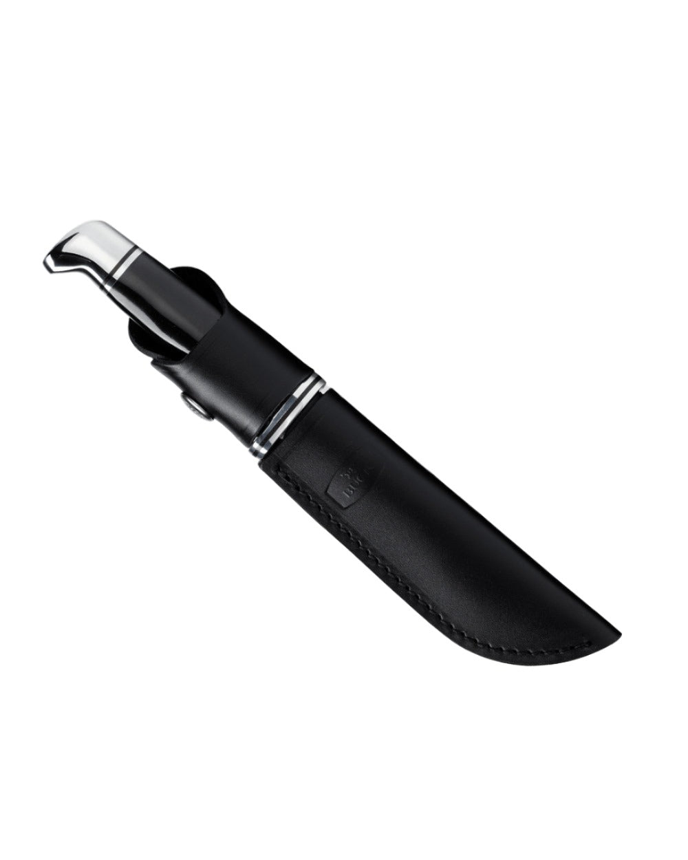 Black Coloured Buck Brahma Knife On A White Background