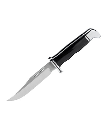 Black Coloured Buck Brahma Knife On A White Background