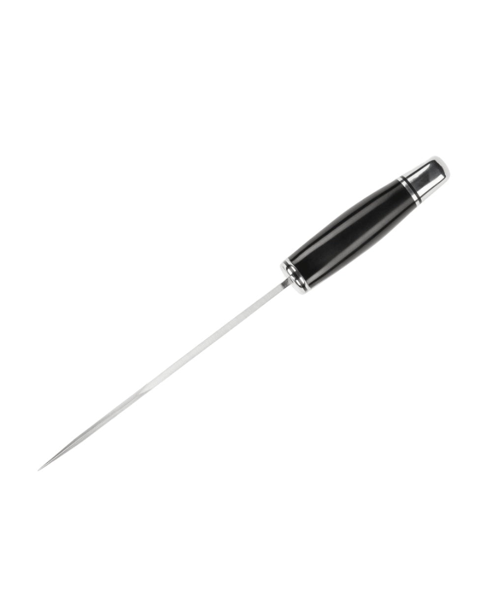 Black coloured Buck General Knife on white background 