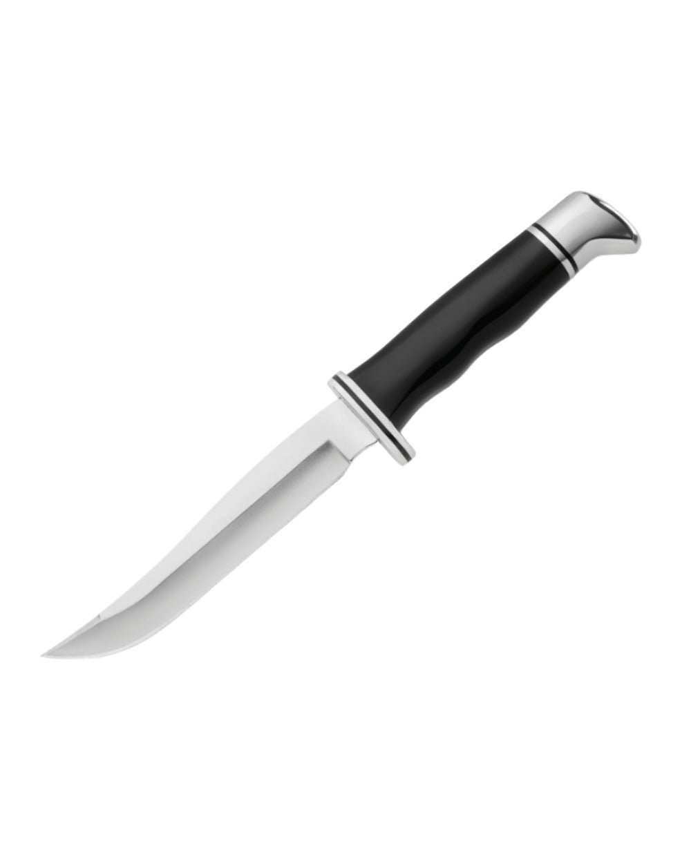 Black Coloured Buck Pathfinder Knife On A White Background