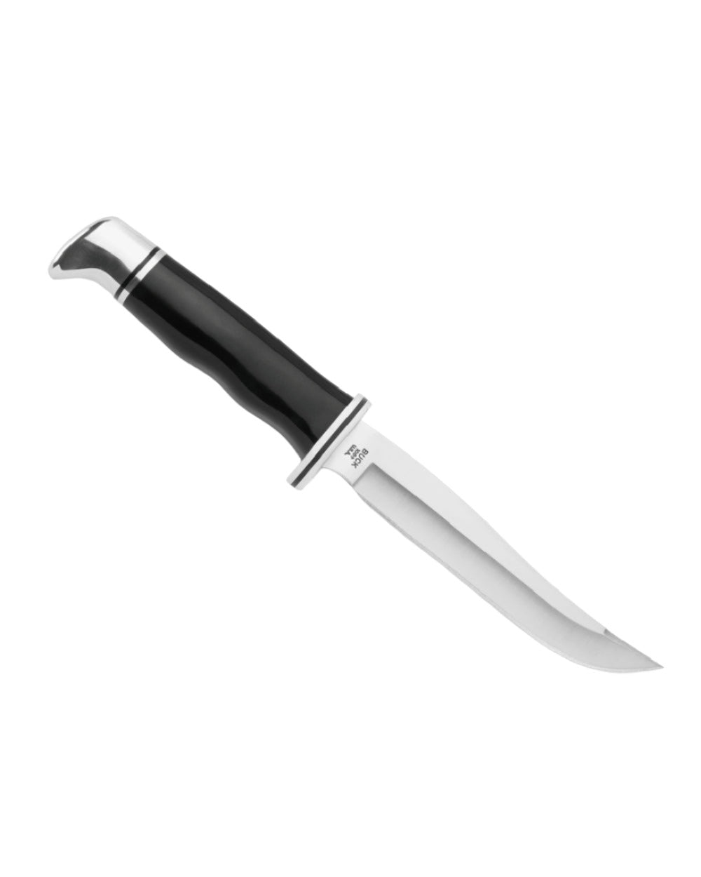 Black coloured Buck Pathfinder Knife on white background 