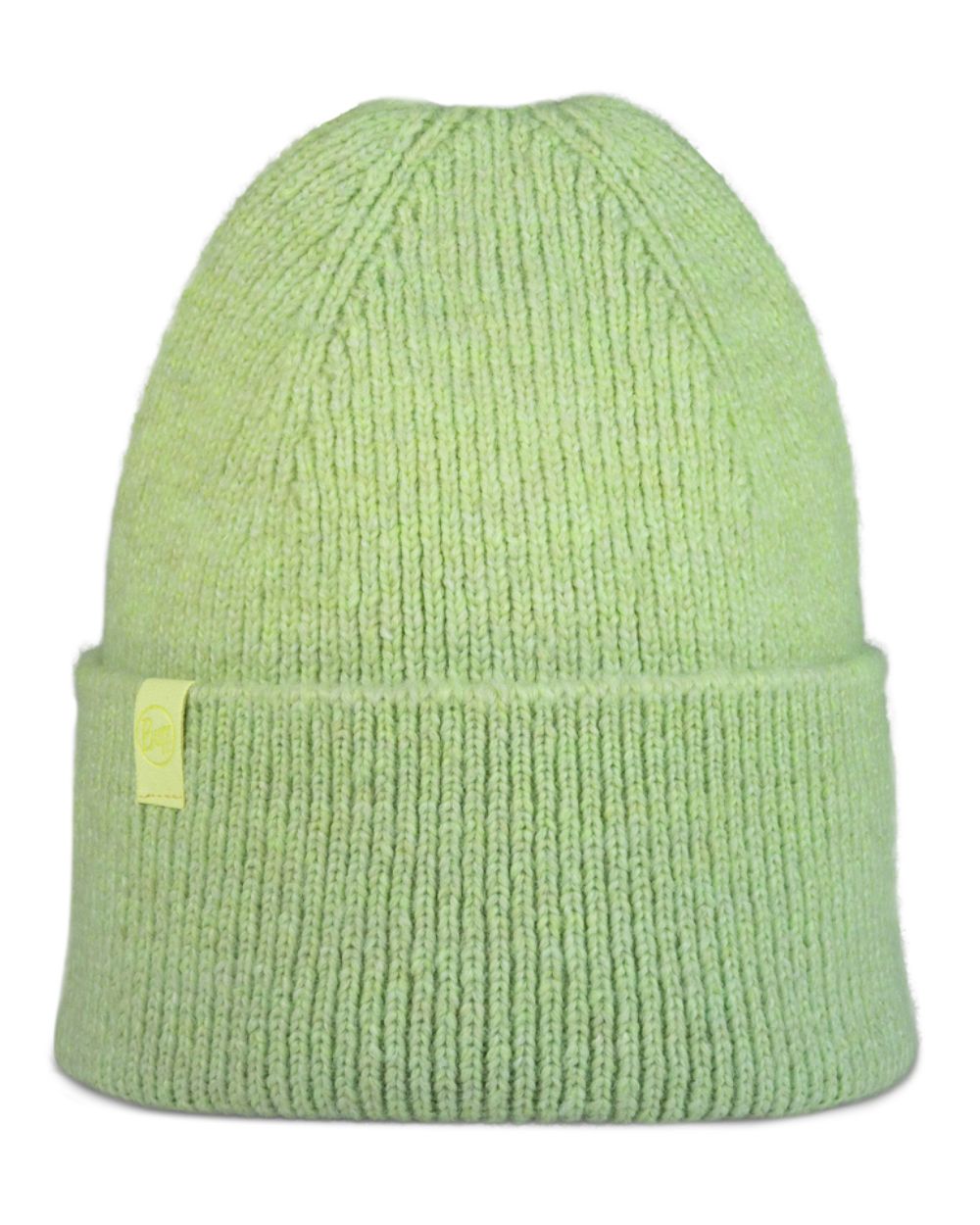 Opaline Coloured Buff Knitted Marin Beanie On A White Background 