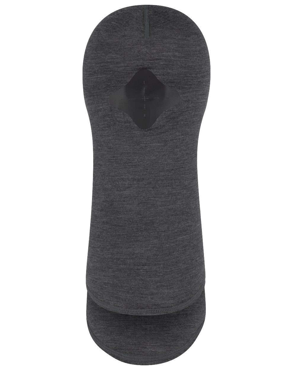 Grey Coloured Buff Merino Lightweight Balaclava On A White Background 