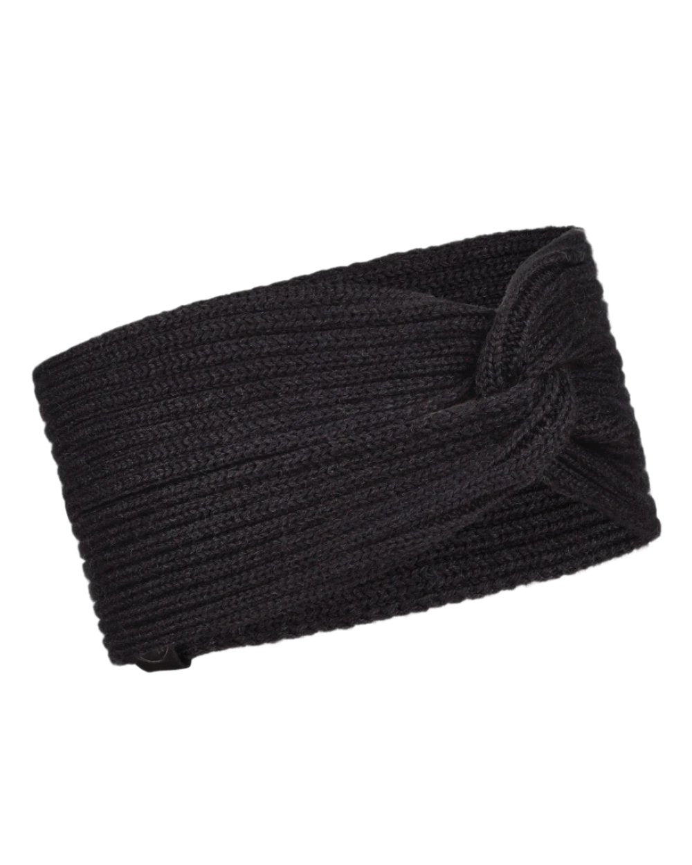 Graphite Coloured Buff Norval Merino Wool Headband On A White Background 