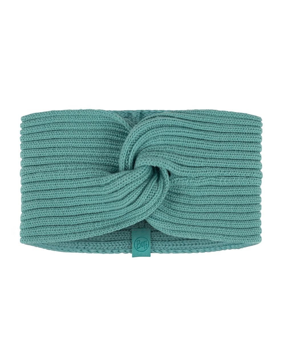 Pool Coloured Buff Norval Merino Wool Headband On A White Background 