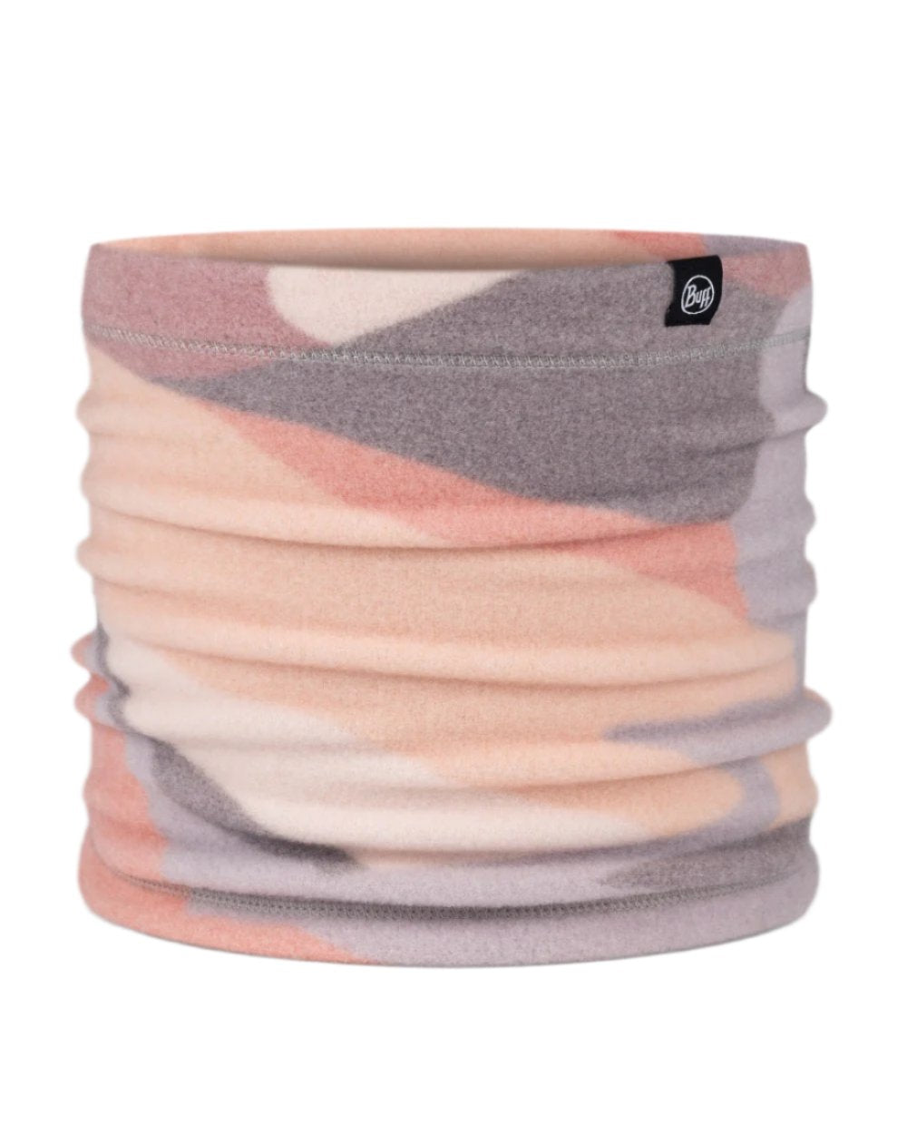 Sunif Multi Coloured Buff Polar Prints Neck Warmer On A White Background 