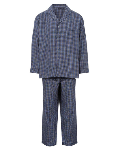 Navy Coloured Champion Marlow Pyjamas On A White Background 