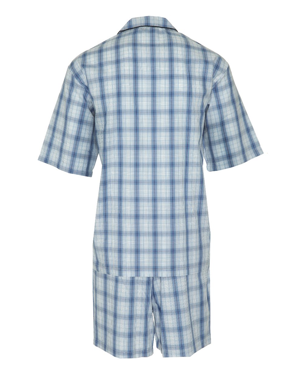 Light Blue Coloured Champion Richmond Shorts Pyjamas On A White Background 