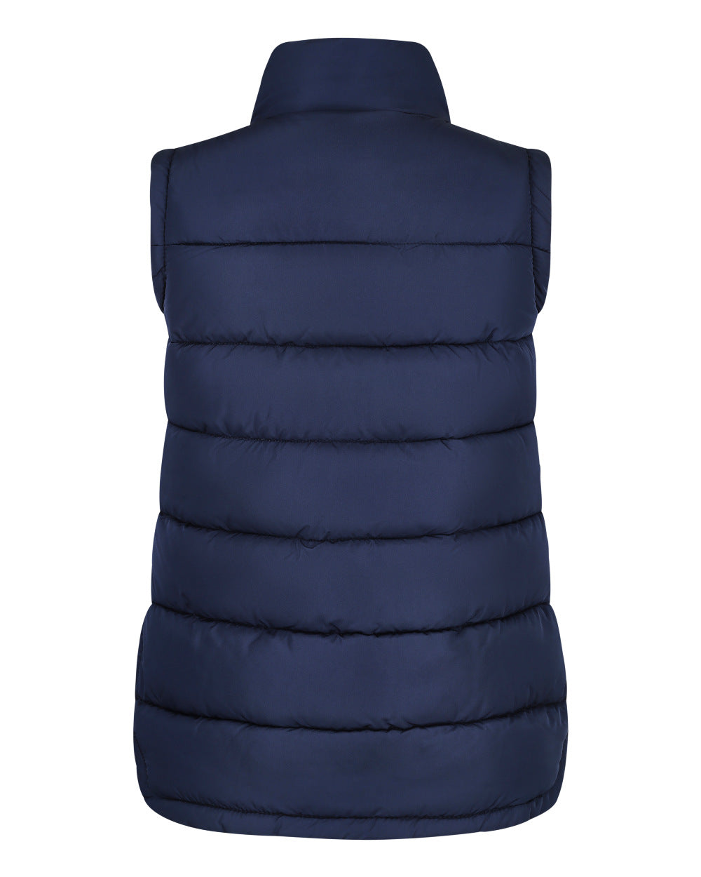 Navy Coloured Champion Vermont Ladies Quilted Gilet On A White Background 