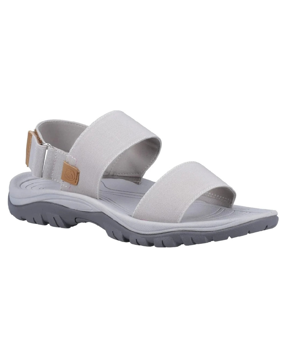 Grey coloured Cotswold Alcester Sandals on white background 