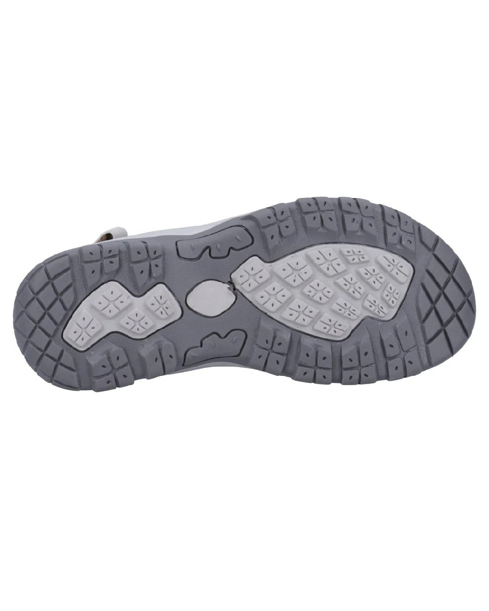 Grey coloured Cotswold Alcester Sandals on white background 