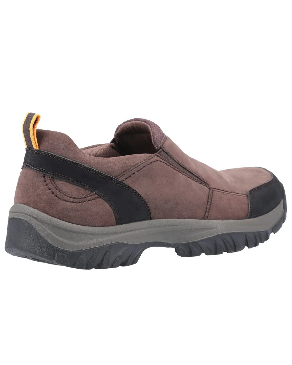 Brown coloured Cotswold Boxwell Hiking Shoes on white background 