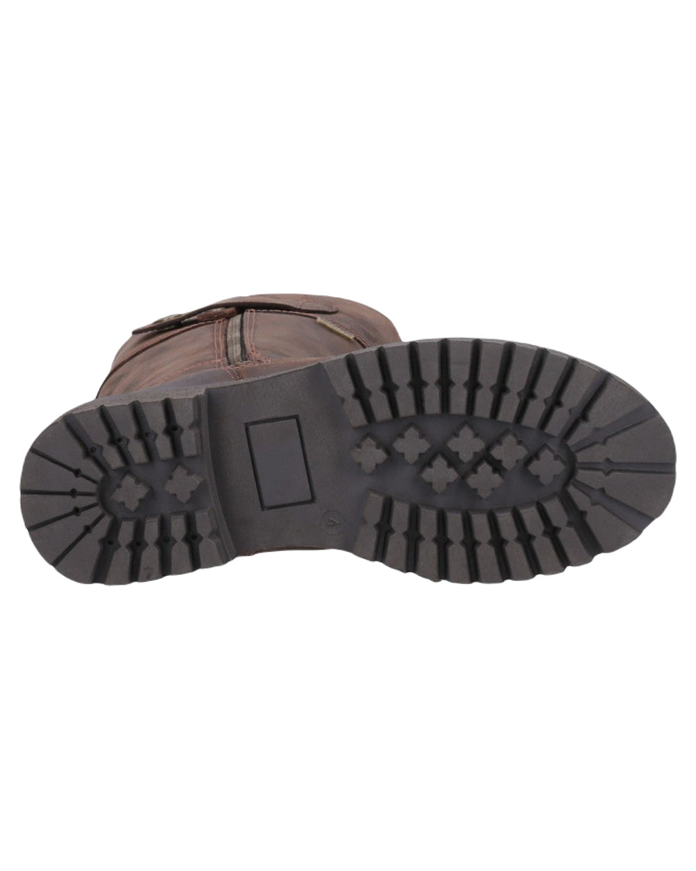 Brown Coloured Cotswold Bushcombe Mid Boots on White Background
