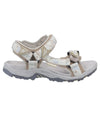 Beige coloured Cotswold Foxcote Sandals on white background #colour_grey-beige