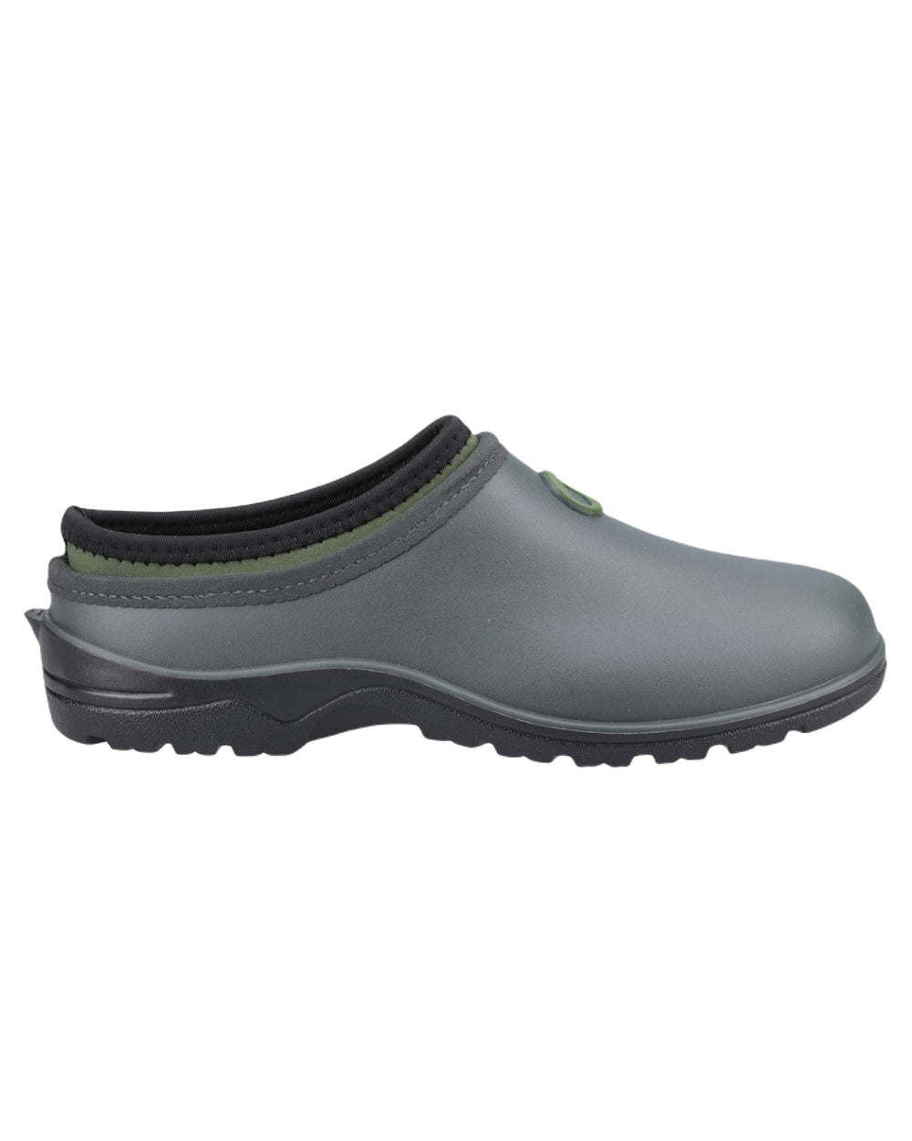 Green Coloured Cotswold Greenhill Wellingtons on White Background
