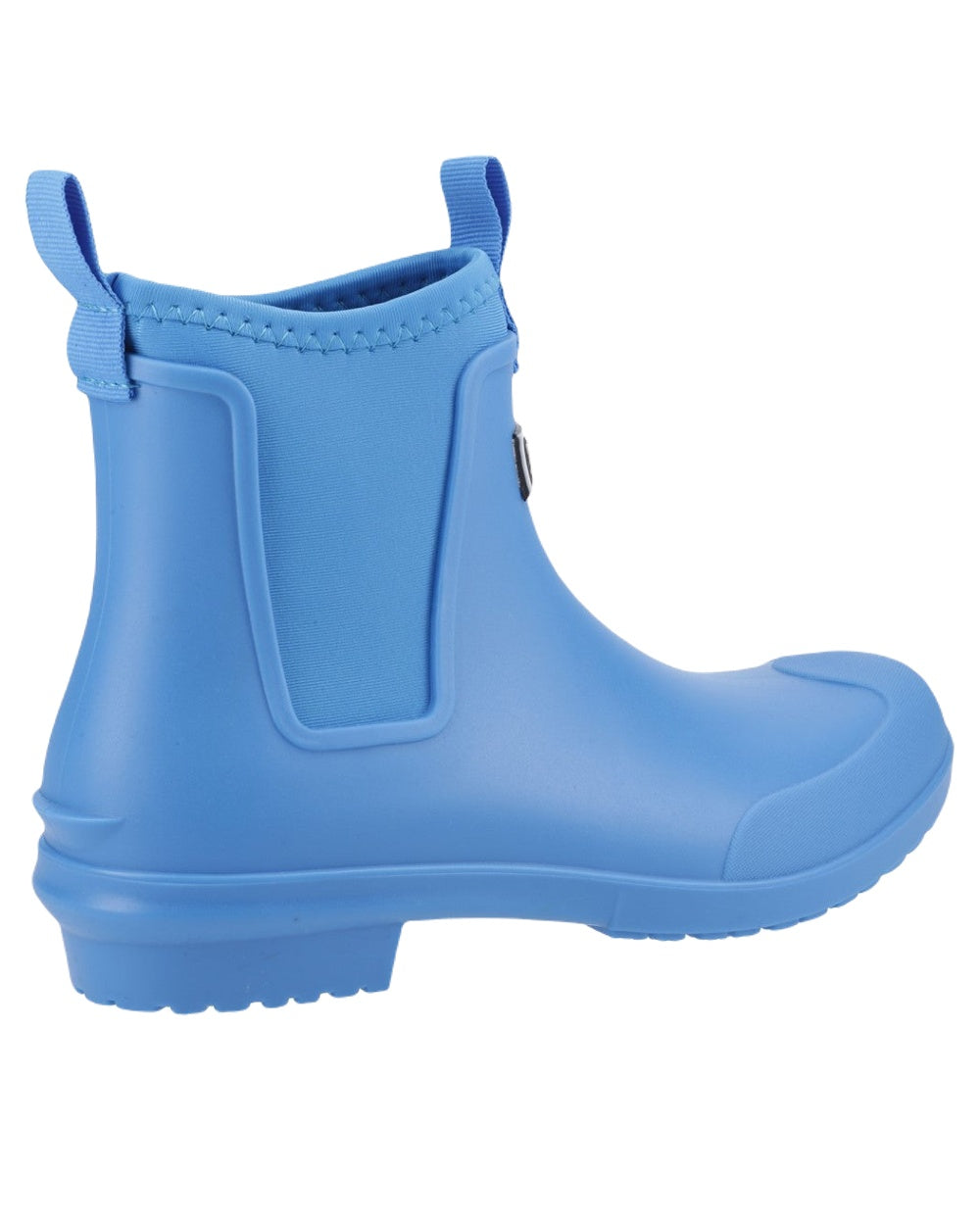 Bright Blue Coloured Cotswold Grosvenor Wellingtons on White Background
