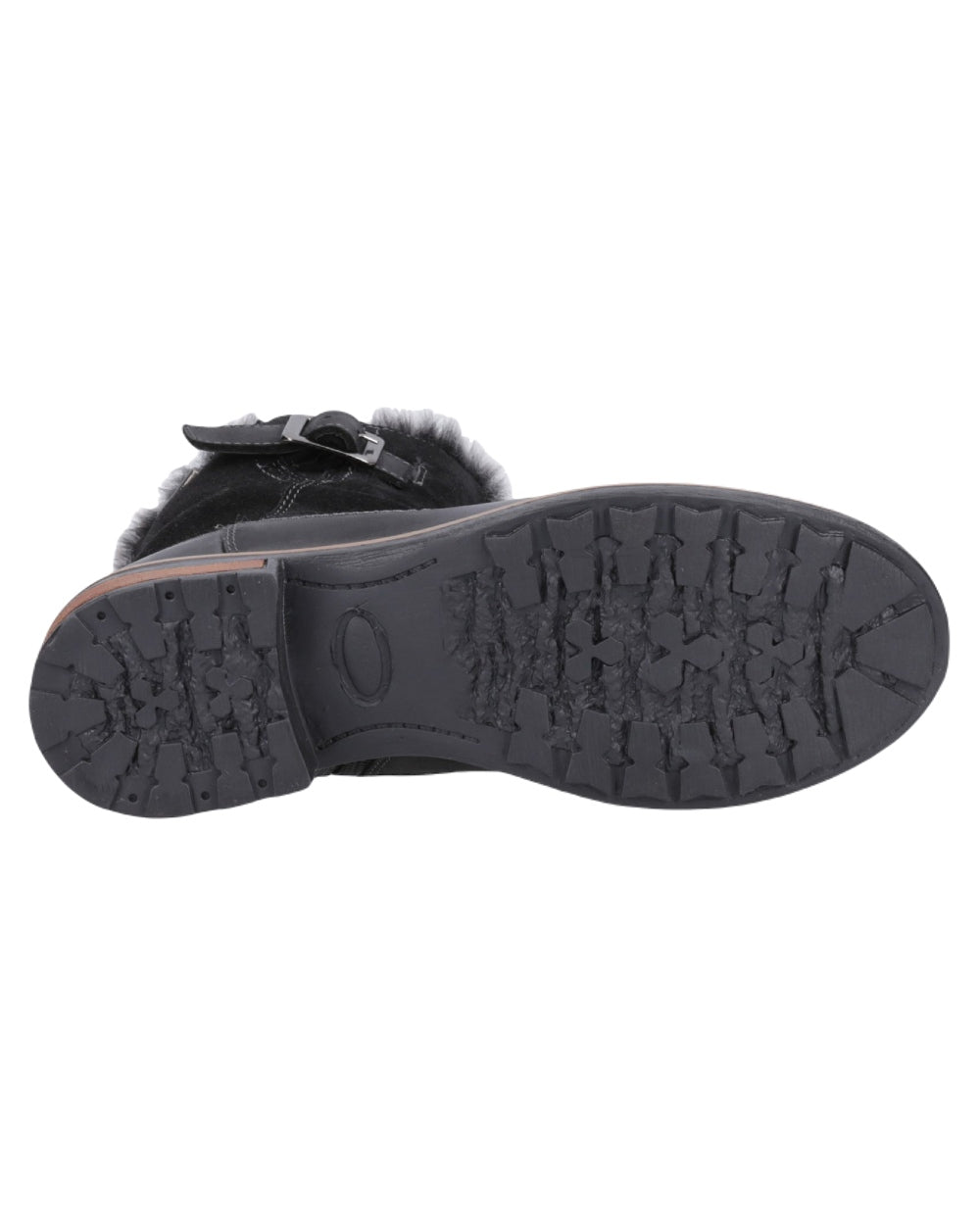 Black Coloured Cotswold Kemerton Ankle Boots on White Background

