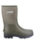 Green coloured Cotswold Kensington Wellingtons on white background #colour_green