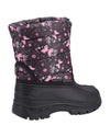 Butterfly coloured Cotswold Kids Iceberg Zip Snow Boots on white background #colour_butterfly