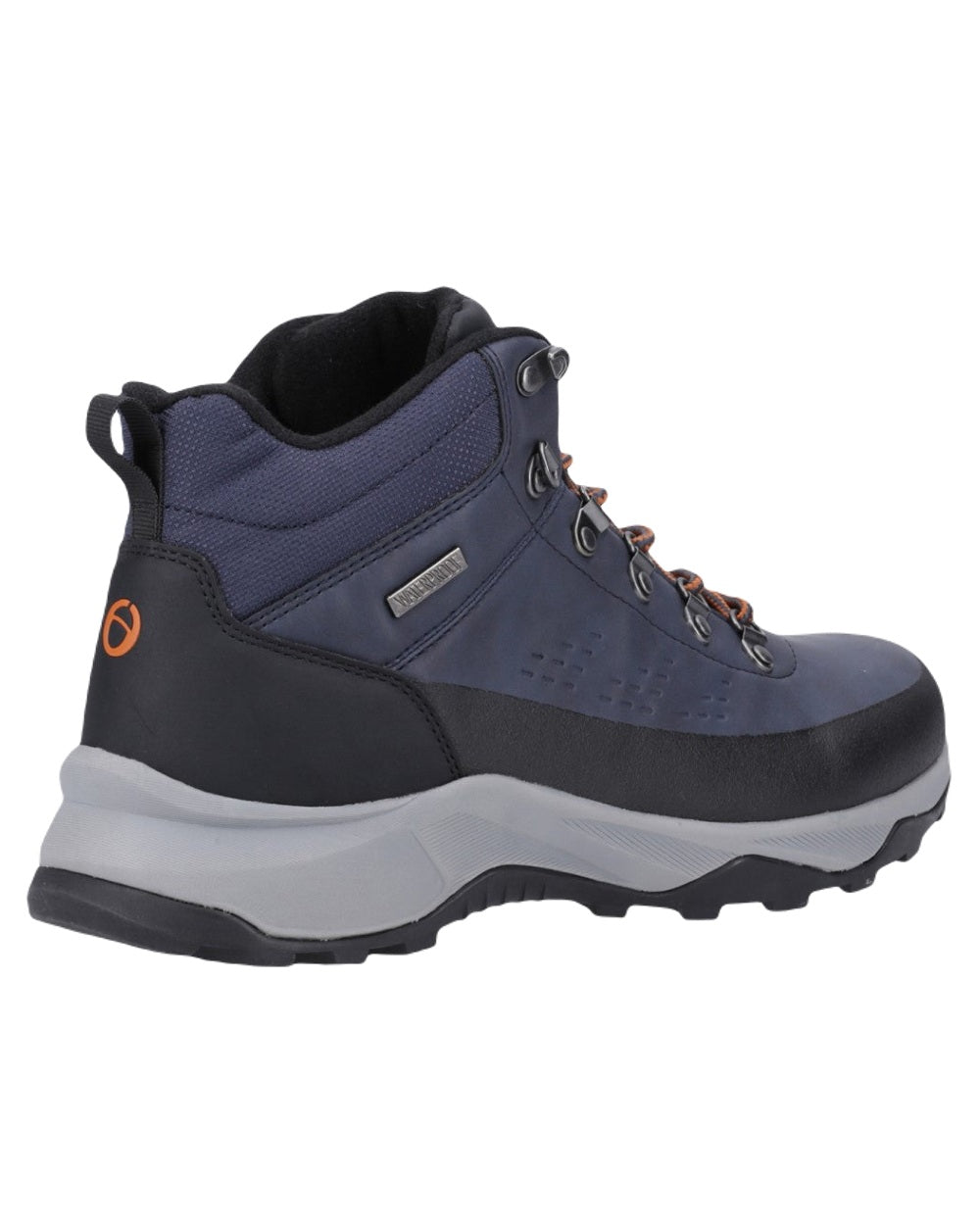 Navy Coloured Cotswold Mens Ryeford Hiking Boots on White Background
