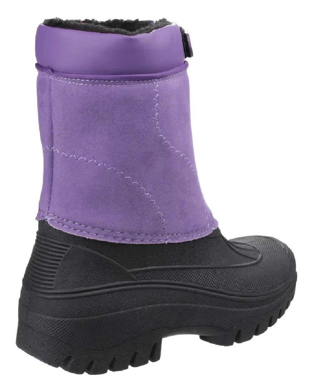 Purple coloured Cotswold Mens Venture Waterproof Winter Boots on white background 