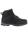 Black coloured Cotswold Mens Yanworth Hiking Boots on white background #colour_black