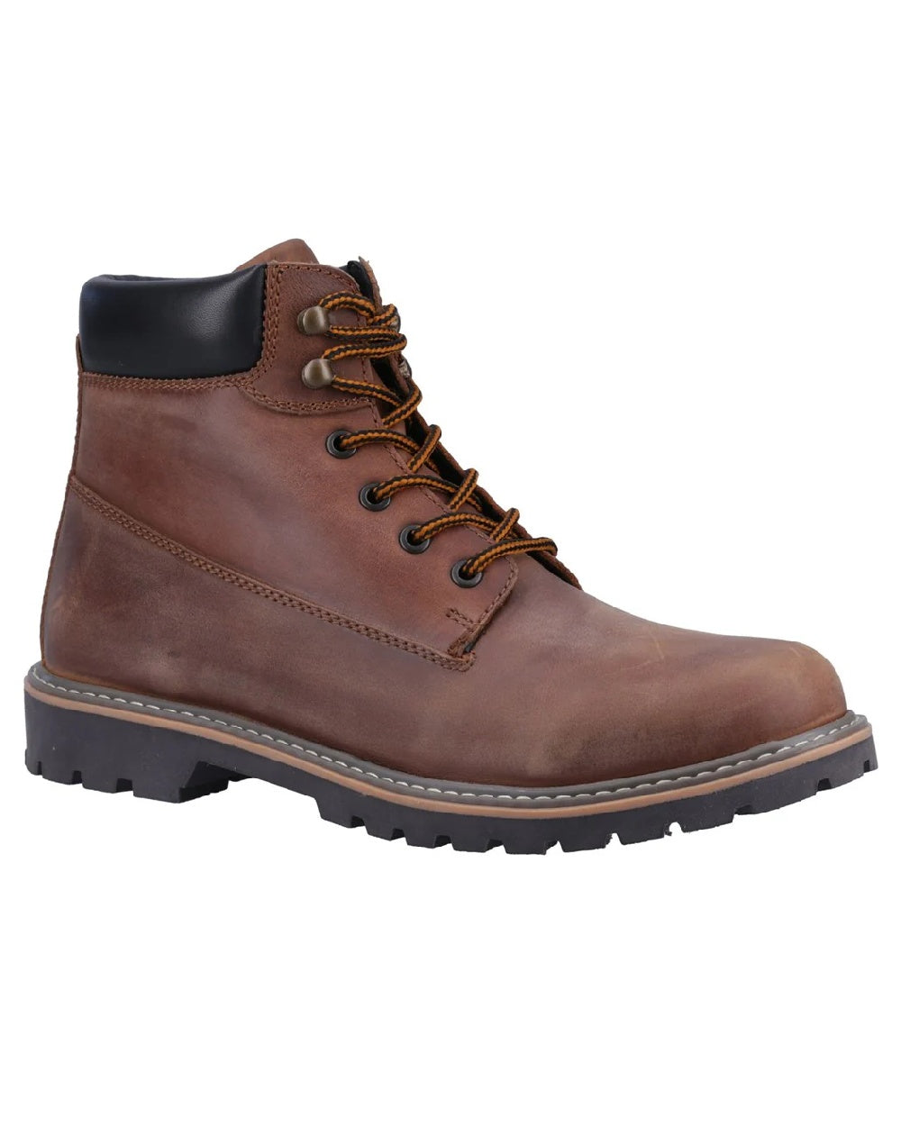 Brown coloured Cotswold Pitchcombe Boots on white background 