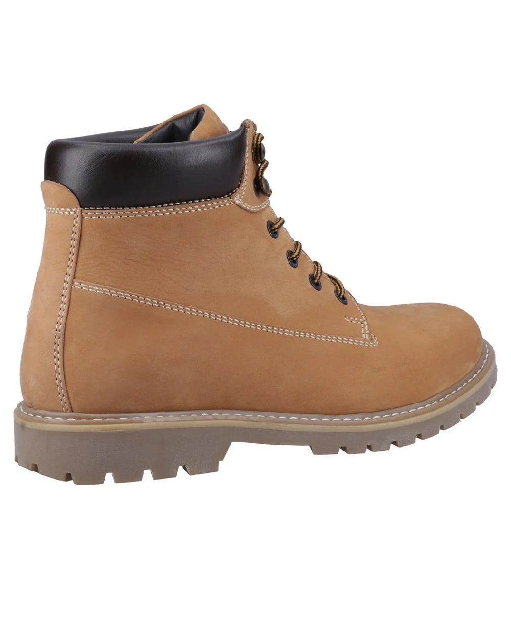 Tan coloured Cotswold Pitchcombe Boots on white background 