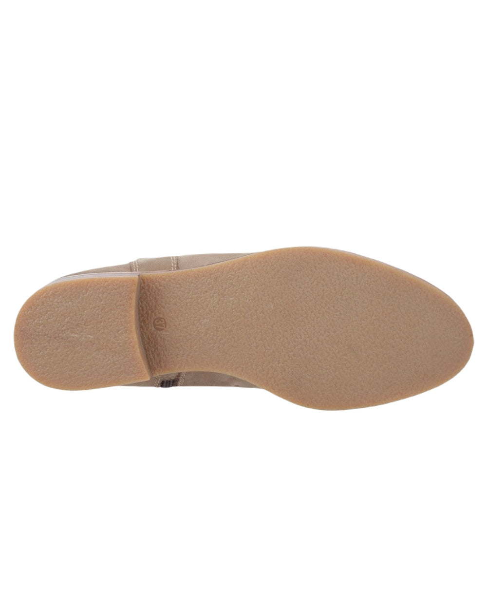Taupe Coloured Cotswold Womens Signet Ankle Boots on White Background
