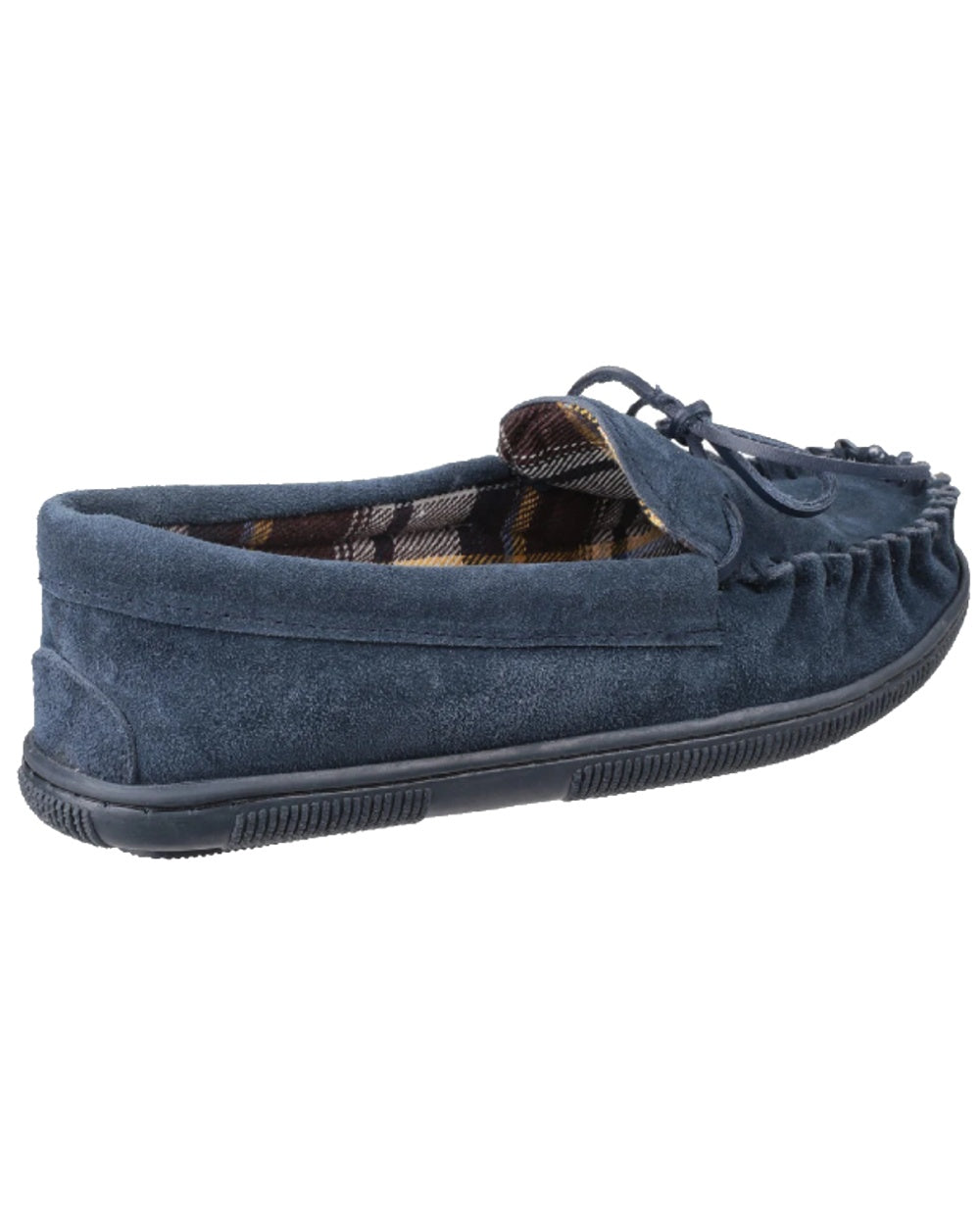 Cotswold Alberta Moccasin Slippers in Navy 