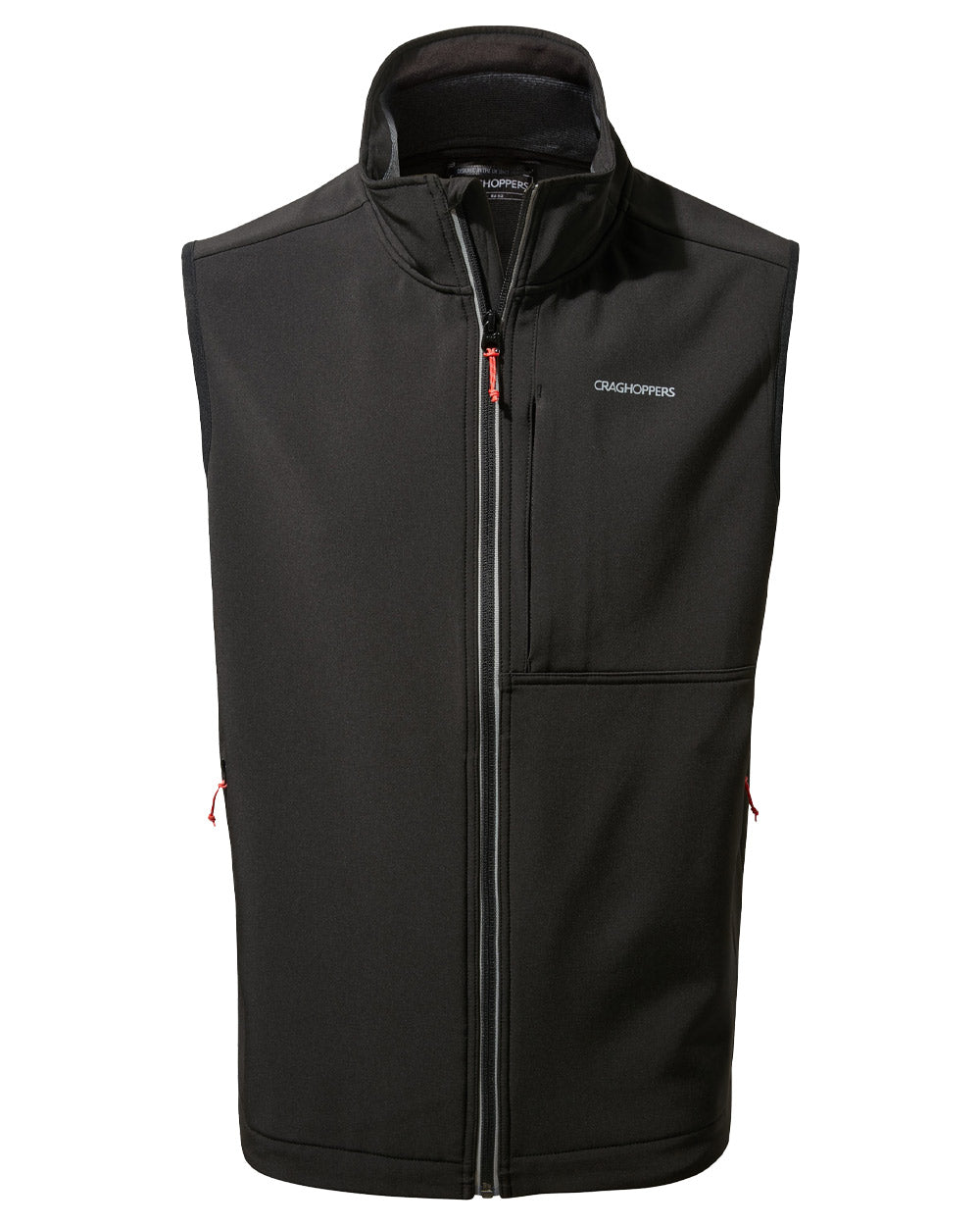 Black coloured Craghoppers Altis Vest on White background