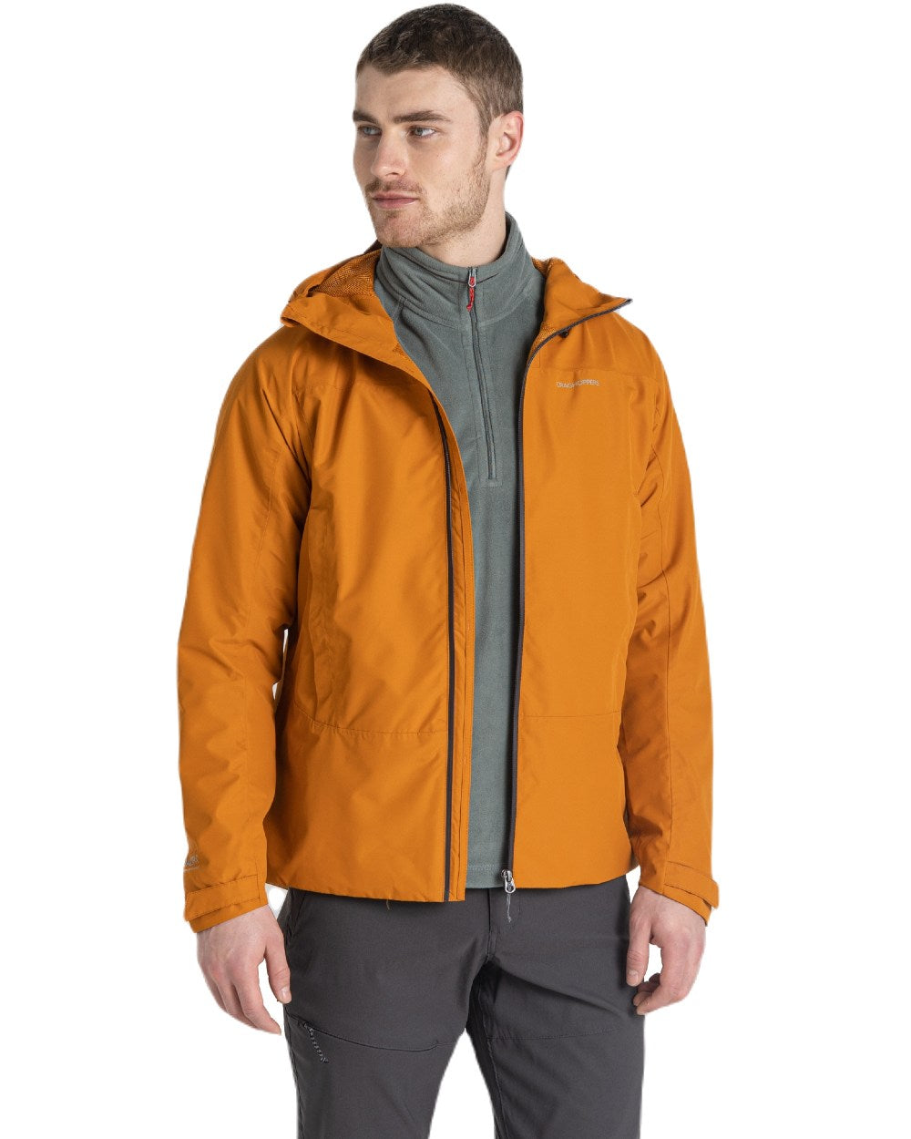 Pumpkin Spice Coloured Craghoppers Creevey Jacket On A white Background 